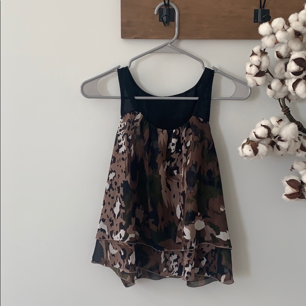 Camo flowy shirt